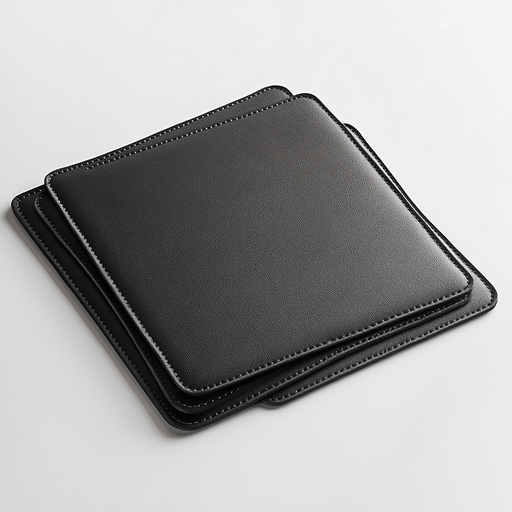 Rmvxj Heat-Resistant Placemats - Waterproof & Easy-Clean Leather Dining Mats - Modern Minimalist Table Decor for Kitchen & Dining Table - Set of 4