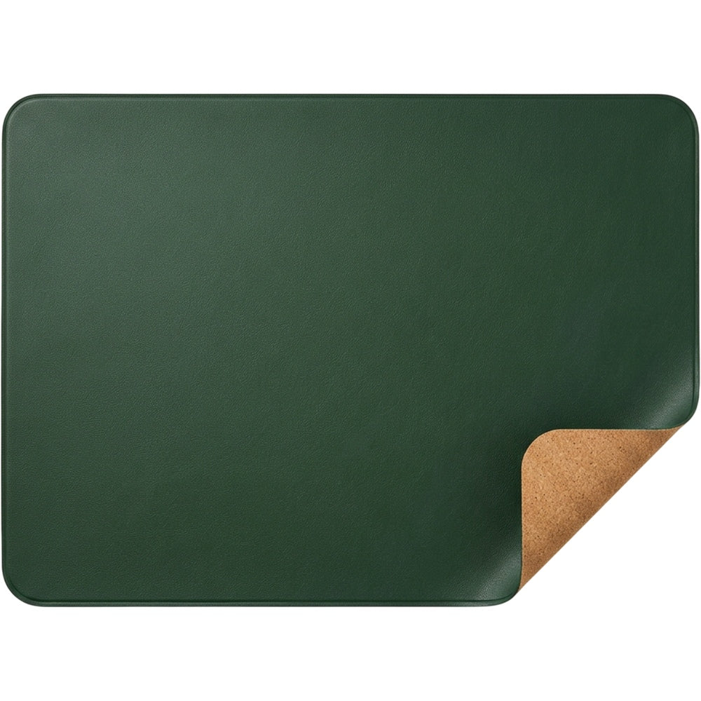 Rmvxj Cork-Backed PU Leather Placemat 17 x 12 in Forest Green - Product view